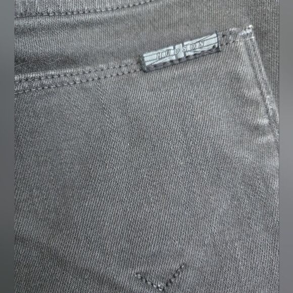 Hudson Colby Ankle Moto Skinny Cargo black stretch size 32 - Picture 10 of 11